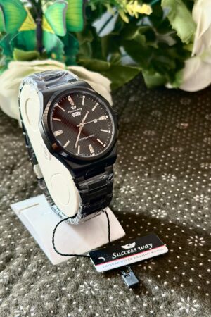 Successway Men's Watch – Black Dial with Texture