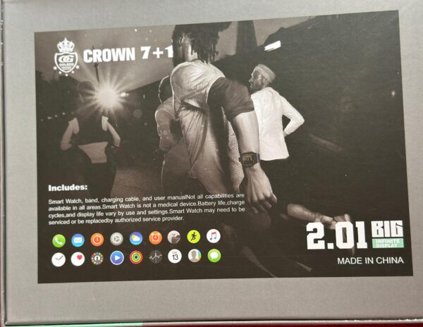 CROWN 7+1 Smart Watch - Image 4