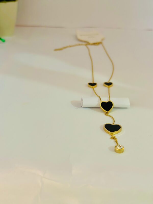 Black Heart Charm Necklace 🖤 - Image 2