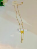 Golden Butterfly Pendant Necklace